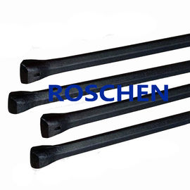 55SiMno Sınıf Çelik Çubuklar Derin Temeller Delme için Şaftlı Altıgen Hollow Çelik Delici (108mm)
